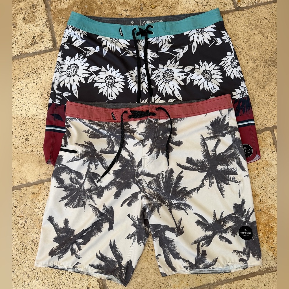 Rip Curl Mirage Floral Swim Shorts Bundle of 2